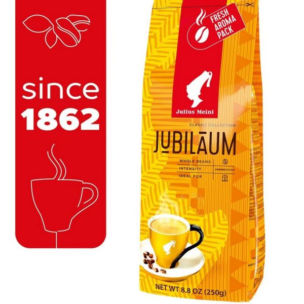 Кофе зерновой Julius Meinl Юбилейный обжарка средняя 2 шт 0,2 кг (94814)